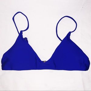 Cobalt blue bikini top